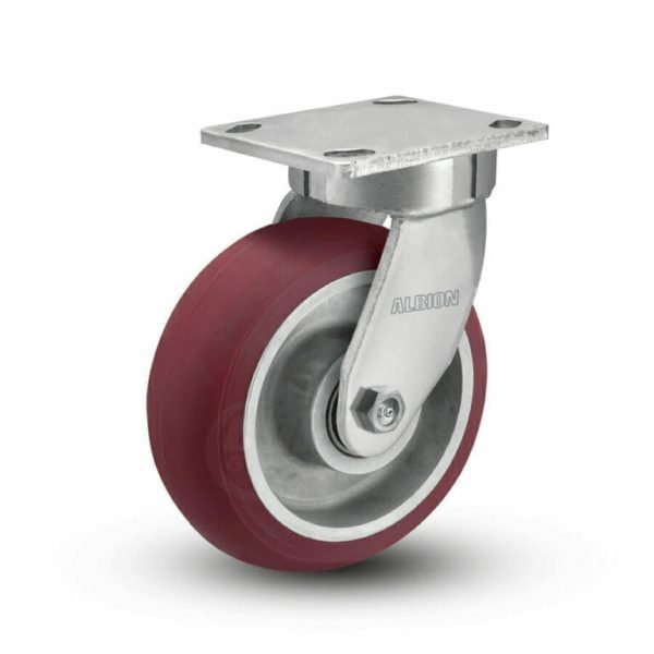 5 Inch Albion 110 Contender Kingpinless Swivel Caster - (110AX05228S)