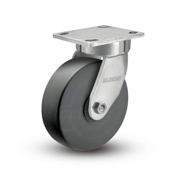5 Inch Albion 110 Contender Kingpinless Swivel Caster - (110NX05228S)